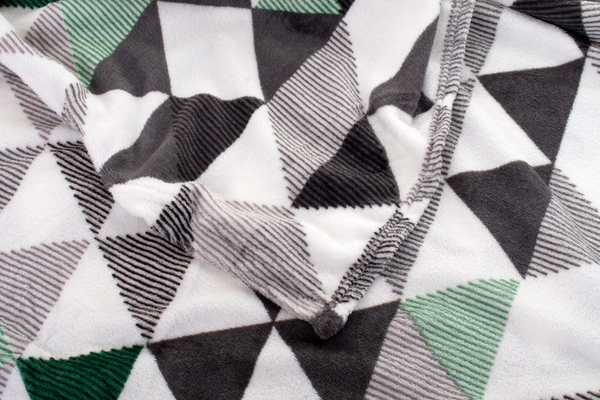 Koc 160 x 200 Mikrofibra Pietro Trójkąty 03