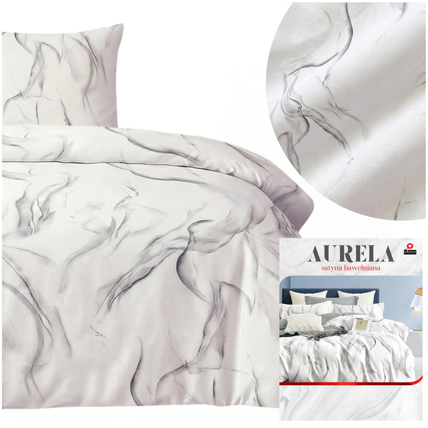 Pościel 140 x 200 2cz Satyna Bawełniana Aurela 06