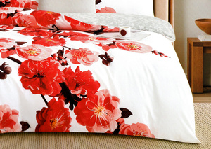Bedding 160 x 200 3pcs Cotton Satin Elway 5038