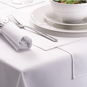 D-3 Tama G1 1000 White 160 stain resistant tablecloth fabric