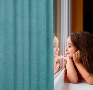 Carlo Blackout Curtain 140 x 250 Turquoise