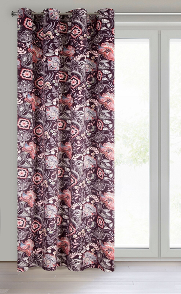 Zasłona 140 x 250 Dekoracyjna Welwet Mirei Bordo