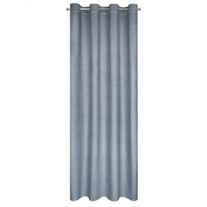 Velvet Darcy Curtain 140 x 250 Spillover Navy Blue