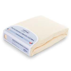 Terry sheet with elastic 018_D Ecru 140x200