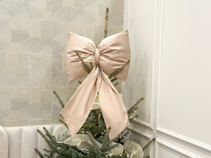 Bow 100 x 60 Cushion Christmas Decoration Decorative Big Bow 04