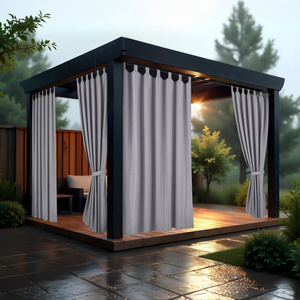 Zasłona 155 x 220 Ogrodowa Wodoodporna Rune B04