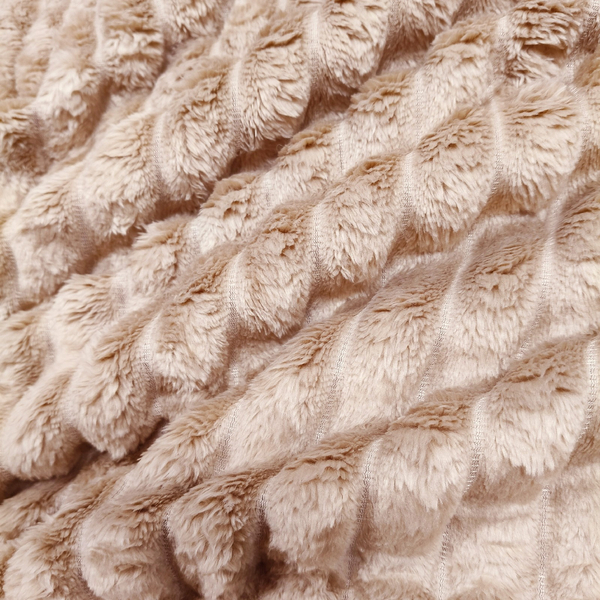 Blanket 200 x 220 Microfiber Stamped Stripes Nuvio 05