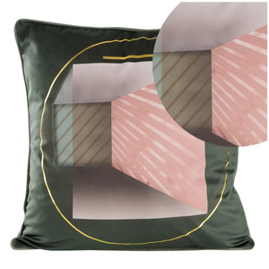 Poszewka Velvetowa Adler/1 40 x 40 x 8 Stalowy