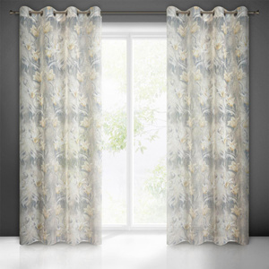 Zasłona 140 x 250 Dekoracyjna Przelotki Ola Srebrn