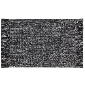 Lana 50 x 70 Bathroom Rug Black+White