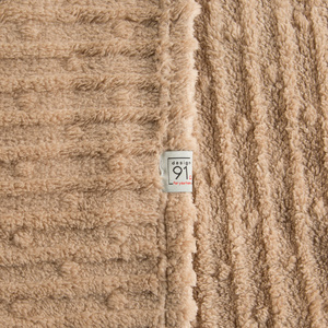 Koc 150 x 200 Mikrofibra Tłoczona Lisa Beż