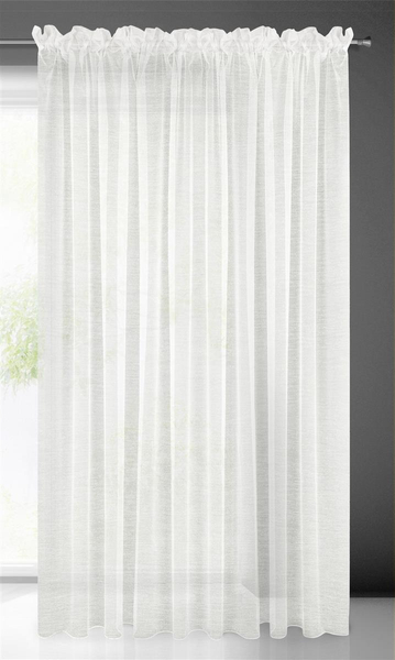 Lucy Decorative Curtain on Tape 200 x 270 White