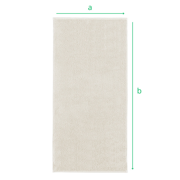 Ręcznik Otto 50 x 100 400 g/m2 Bawełniany Krem