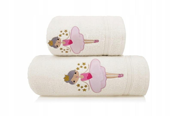 Towel 50 x 90 Children's Cotton 450g Ballerina