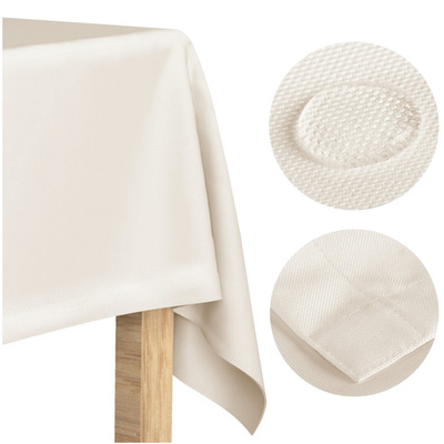 Obrus 120x220 Plamoodporny Klasyczny Elegant Krem