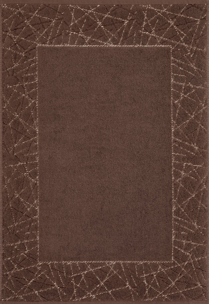 Bathroom Rug 50 x 70 Cotton Nika 04 Brown