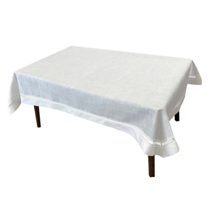 Stain-Resistant Tablecloth 110 x 160 with Lace Nela 549