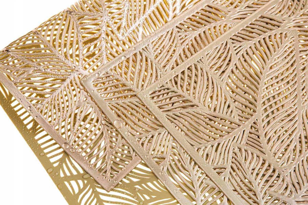 30 x 45 Decorative Skyline Gold Placemat