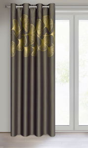 Zasłona Gotowa 140 x 250 Przelotka Harmony Brąz