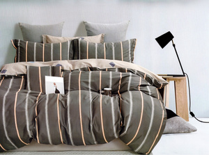 Bedding 200 x 220 3pc Satin Cotton No. A1756