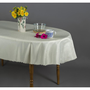 Oval Tablecloth 110 x 160 Stainproof Diamond 022/2K