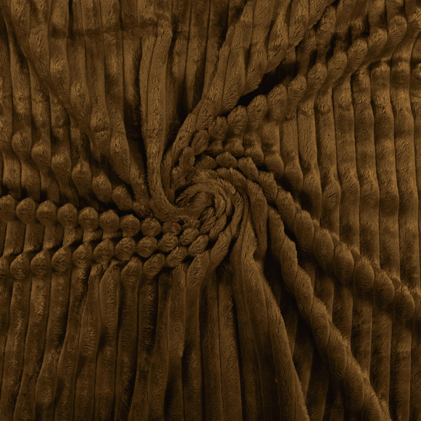 Blanket 200 x 220 Microfiber Embossed Ardea Stripes 61