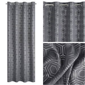 Zasłona 135 x 250 Dekoracyjna Blackout Kaja Grafit