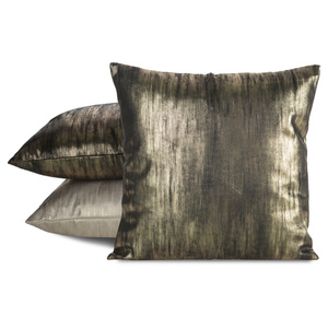 Poszewka 45x45 Dekoracyjna Welwet EMILA Krem+Sza