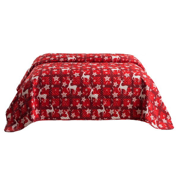 Narzuta 200 x 220 Tłoczona Świąteczna Levent 3231