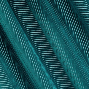 Velvet Lussi Curtain 140 x 250 Dark Turquoise