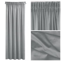 Zasłona 140 x 270 Dekoracyjna Pierre Cardin Sibel Szary