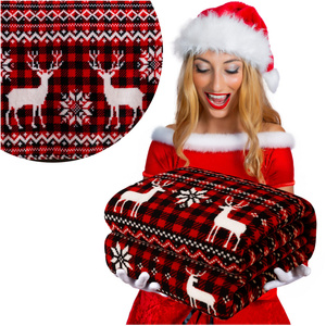 Koc 200 x 220 Mikrofibra Świąteczna Donato 11