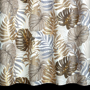 Curtain 140 x 250 Decorative Corfu Splits Brown