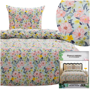 Bedding 140 x 200 2pc Satin Maria 3097