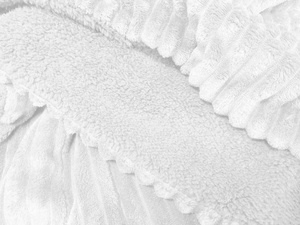 Capri White Reversible Bedspread 160 x 200