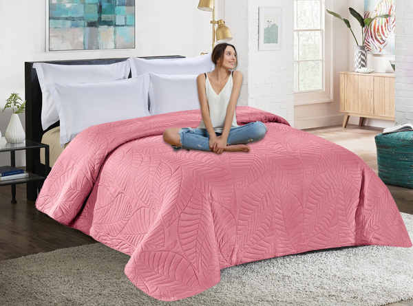 Bedspread 220 x 240 Embossed Microfiber Nicole 20