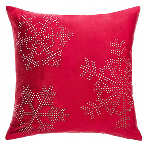 Pillowcase 45 x 45 Decorative Christmas Snow White Cz