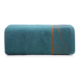 Towel 50 x 90 Jacquard Cotton Lotus4 Turquoise