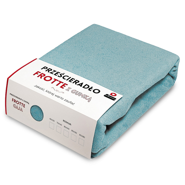 Prześcieradło 60 x 120 Frotte z Gumką Gaja 43
