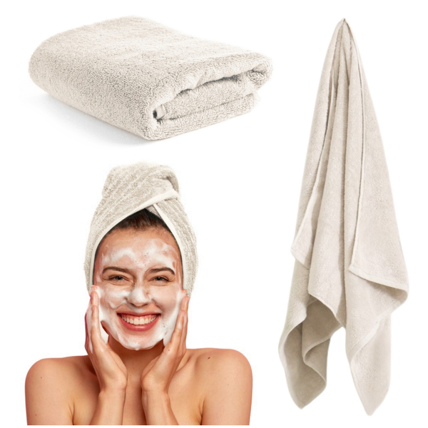 Otto Towel 70 x 140 400 g/m2 Cotton Cream