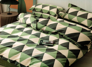 Bedding 160 x 200 3pcs Cotton Satin No. A1769