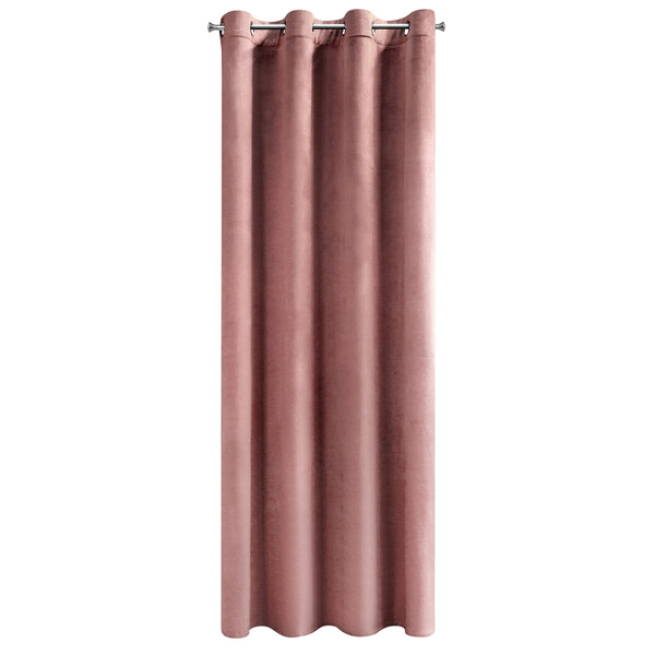 Zasłona 140 x 250 Dekoracyjna Velvet Rosa C. Róż