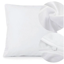 Cotton Pillowcase 40 x 40 Hotel Smooth Zipper Juan