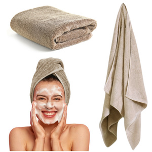 Otto Towel 70 x 140 400 g/m2 Cotton Beige