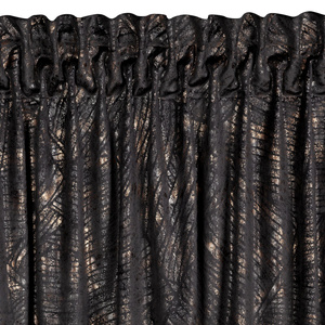 Curtain 135 x 270 Decorative Velvet Tulia Black