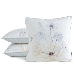 Poszewka 45 x 45 Dekoracyjna Velvet 127 Krem+Beż