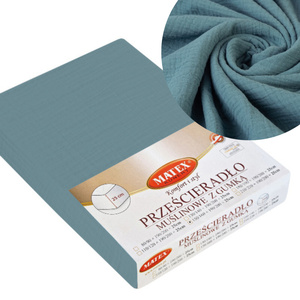 Bed sheet 90 x 200 with elastic Matex MUSLIN 34