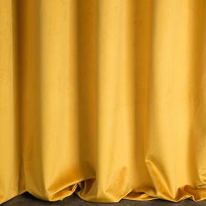 Curtain 140 x 250 Decorative Velvet Rosa Mustard
