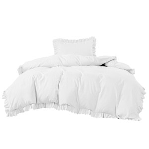 Bedding set 140 x 200 2 pieces with Ruffle Luxury Jowita 08