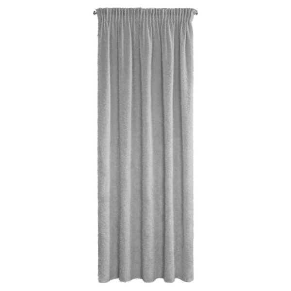 Zasłona 140 x 270 Dekoracyjna Taśma Agis Srebrny